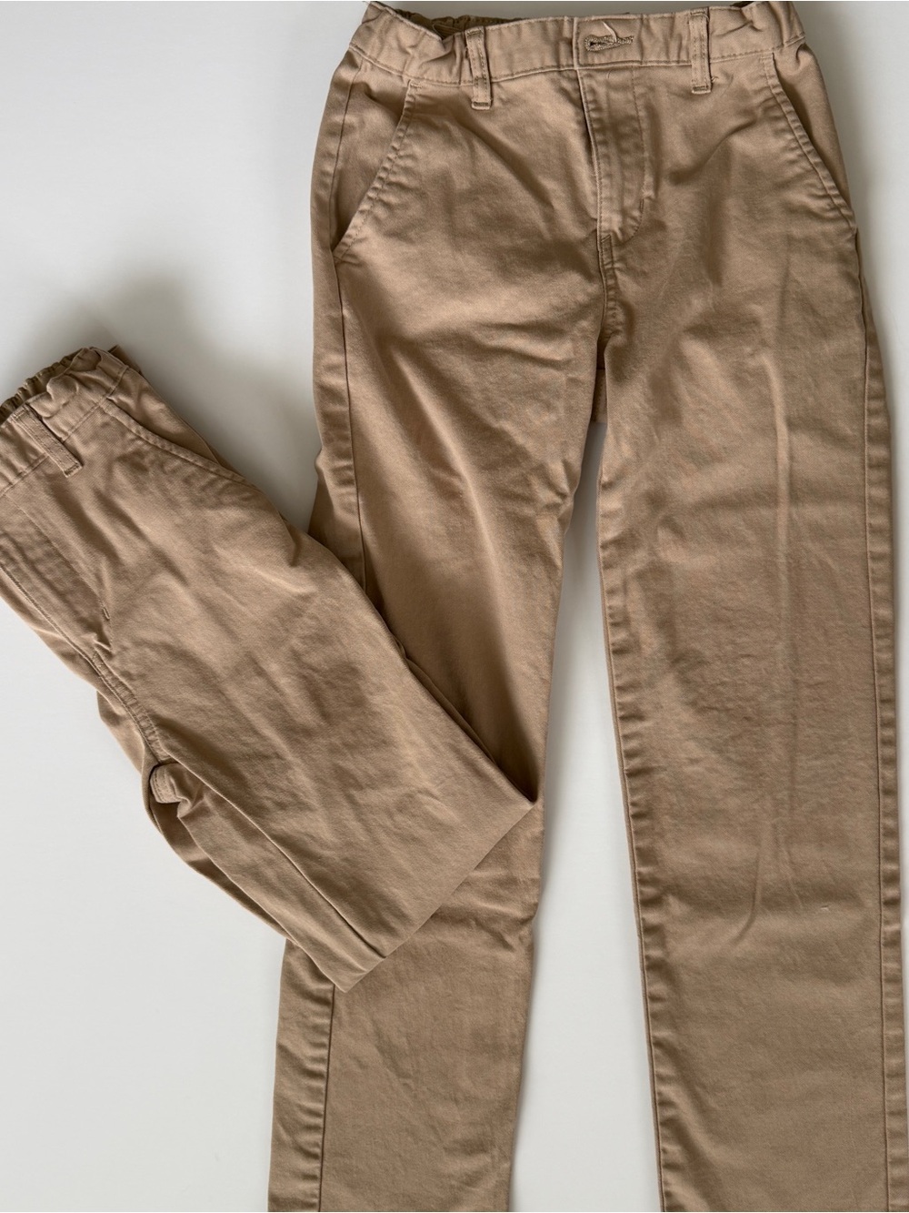 2 Pair Boys Classic Khaki Chino Pants